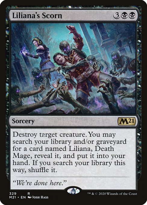 Liliana's Scorn - Core Set 2021