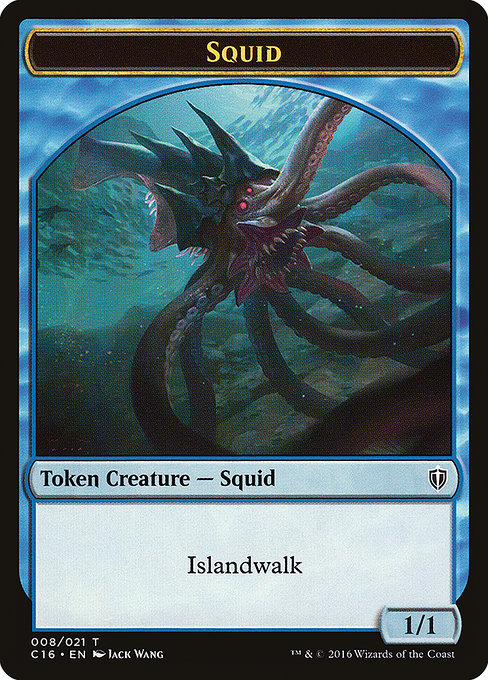 Squid - Commander 2016 Tokens