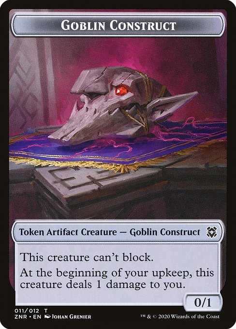 Goblin Construct - Zendikar Rising Tokens