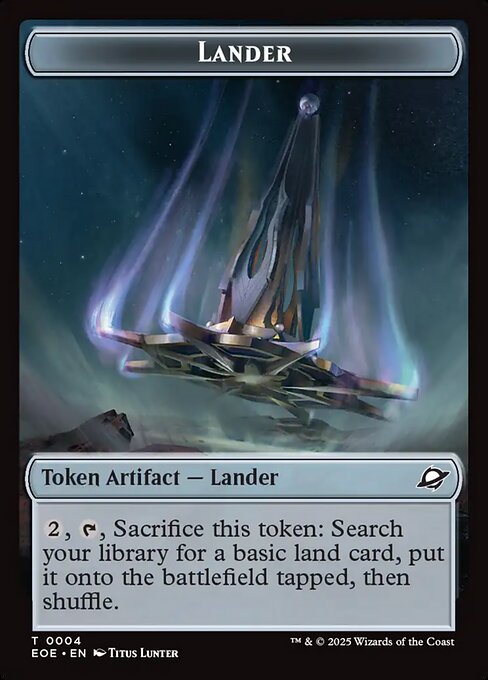 Lander - Edge of Eternities Tokens