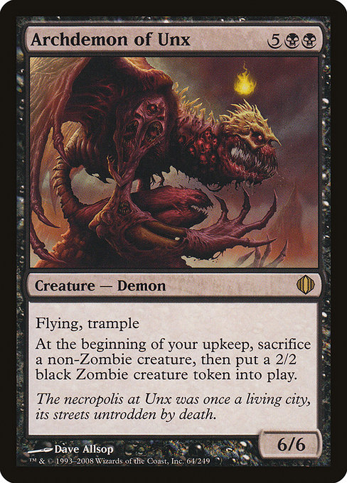 Archdemon of Unx - Shards of Alara