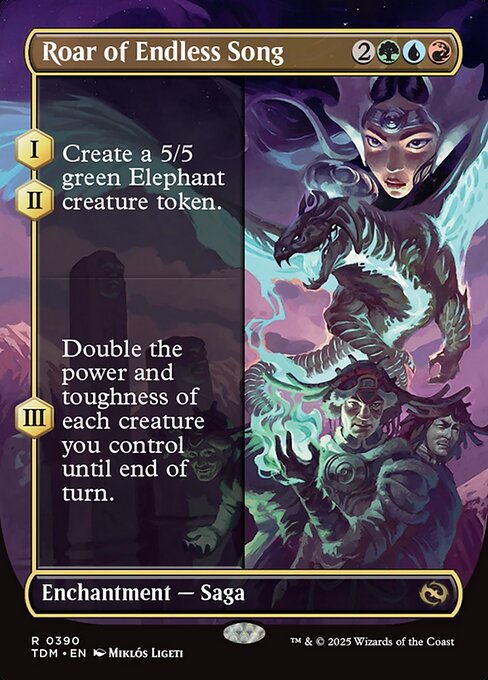 Roar of Endless Song - Tarkir: Dragonstorm - Borderless