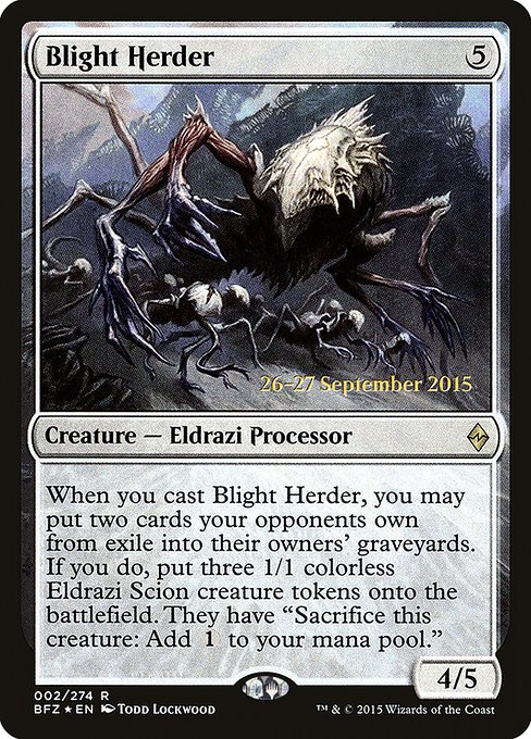 Blight Herder - Battle for Zendikar Promos