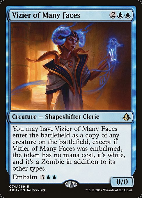 Vizier of Many Faces - Amonkhet