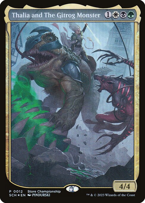 Thalia and The Gitrog Monster - Store Championships - Promo Foil