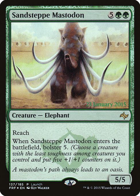 Sandsteppe Mastodon - Fate Reforged Promos - Promo Foil