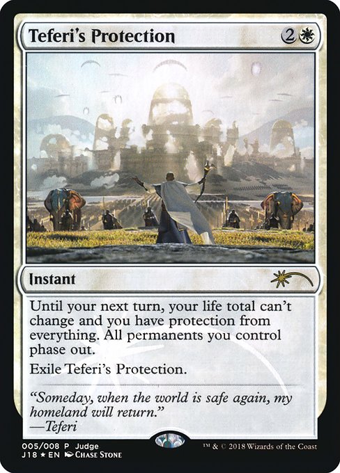 Teferi's Protection - Judge Gift Cards 2018 - Promo Foil