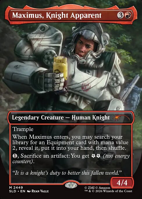 Maximus, Knight Apparent - Secret Lair Drop - Borderless
