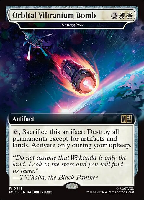 Orbital Vibranium Bomb (Scourglass) - Marvel Super Heroes Commander - Extended Art