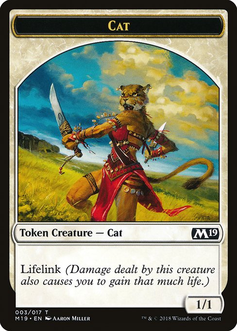 Cat - Core Set 2019 Tokens