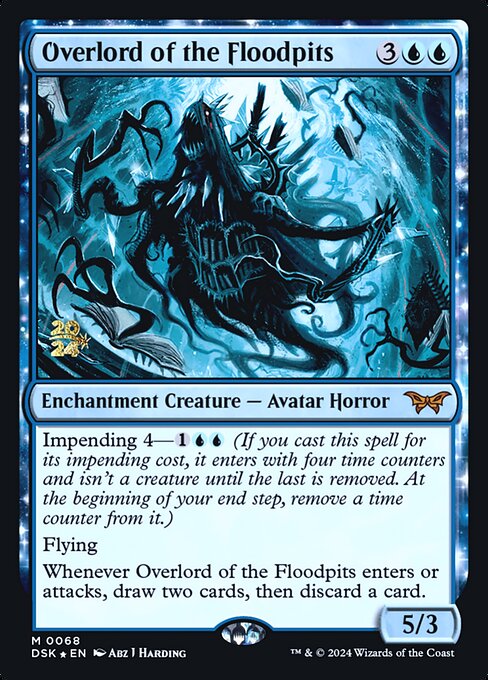 Overlord of the Floodpits - Duskmourn: House of Horror Promos - Promo Foil