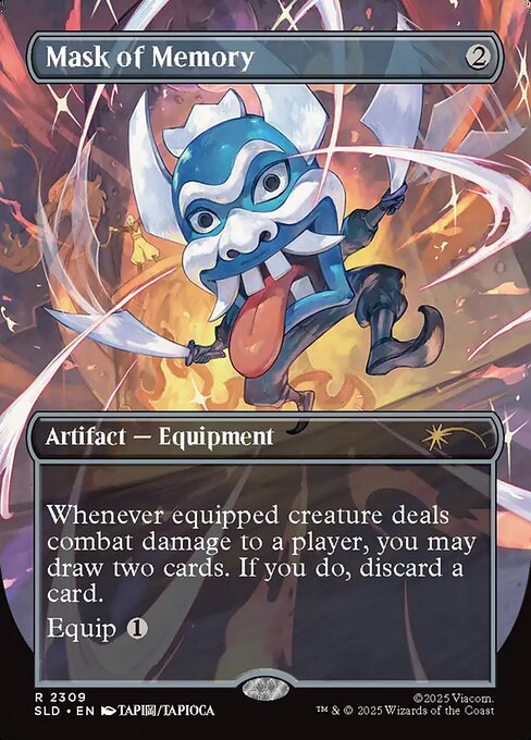 Mask of Memory - Secret Lair Drop - Borderless