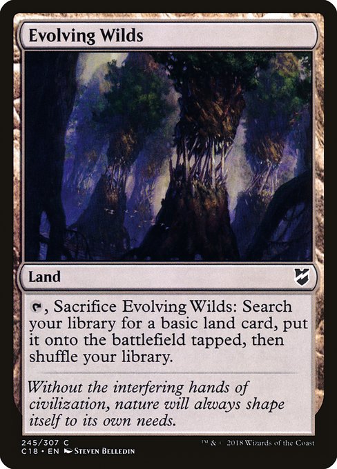 Evolving Wilds - Commander 2018