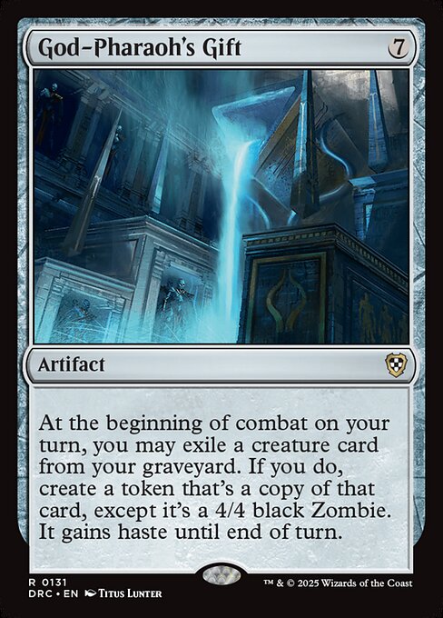 God-Pharaoh's Gift - Aetherdrift Commander