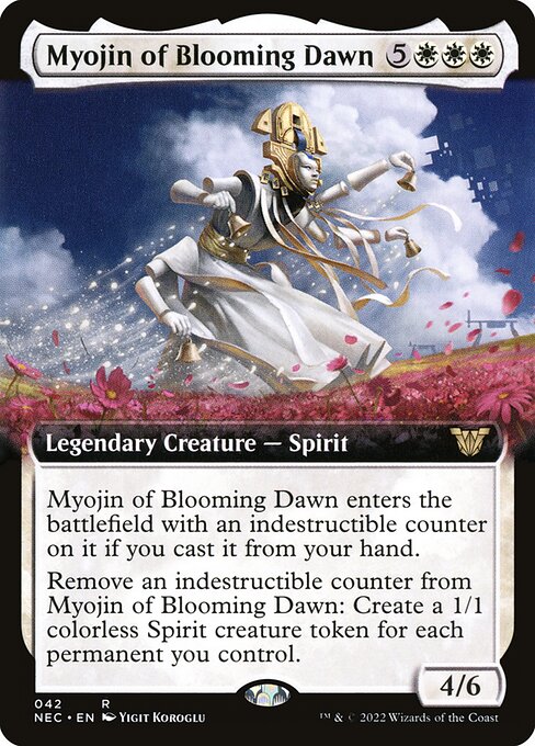 Myojin of Blooming Dawn - Neon Dynasty Commander