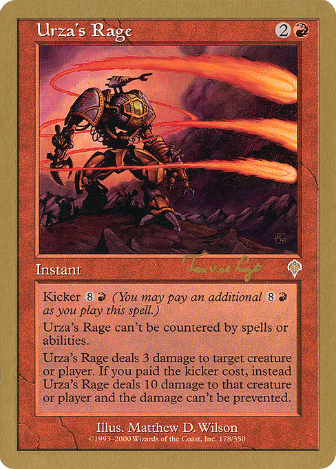 Urza's Rage - World Championship Decks 2001