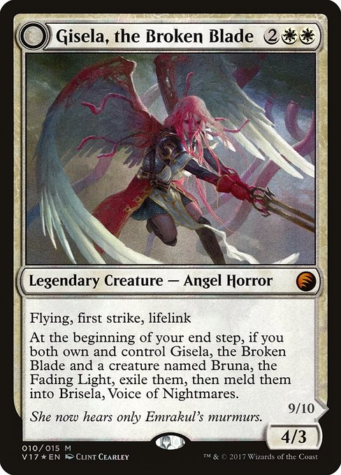 Gisela, the Broken Blade // Brisela, Voice of Nightmares - From the Vault: Transform - Promo Foil