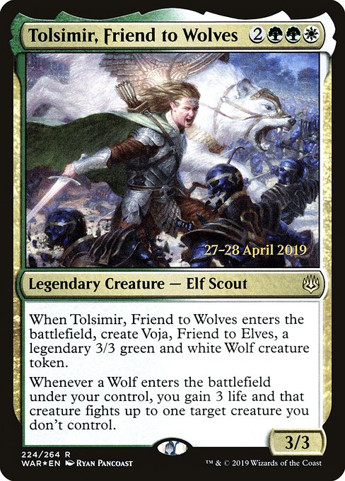 Tolsimir, Friend to Wolves - War of the Spark Promos - Promo Foil