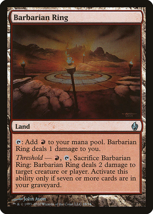 Barbarian Ring - Premium Deck Series: Fire and Lightning - Promo Foil