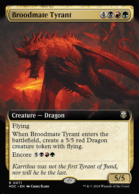 Broodmate Tyrant - Modern Horizons 3 Commander