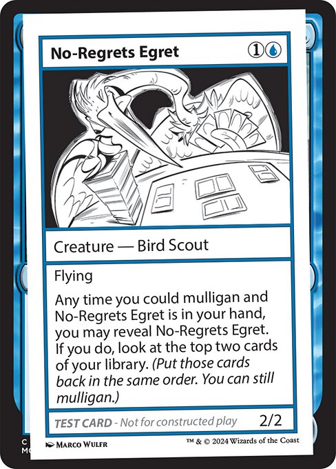 No-Regrets Egret - Mystery Booster 2