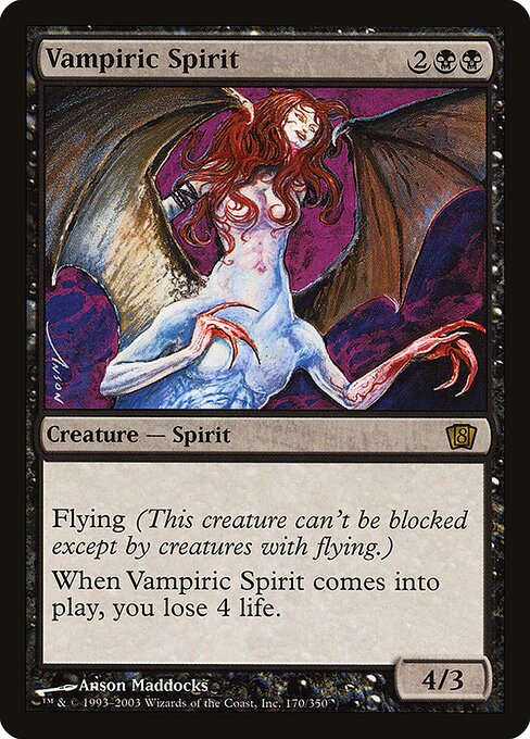 Vampiric Spirit - Eighth Edition - Promo Foil