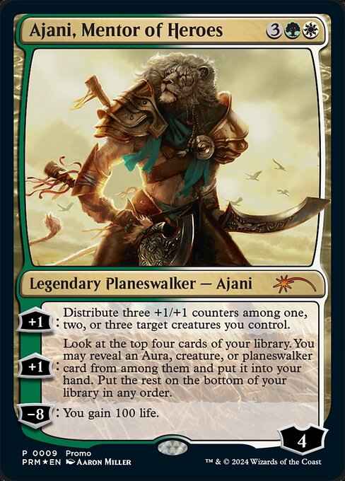 Ajani, Mentor of Heroes - Resale Promos