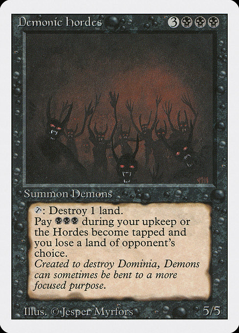 Demonic Hordes - Revised Edition