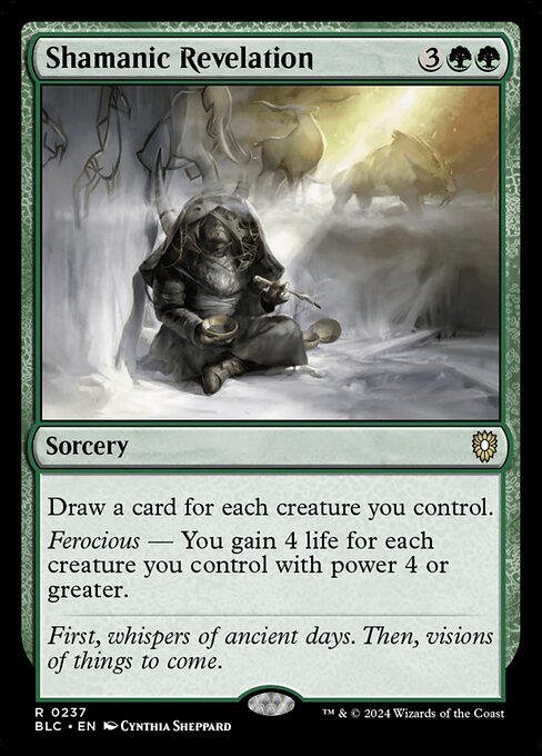 Shamanic Revelation - Bloomburrow Commander