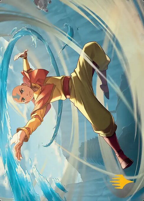Aang, Swift Savior - Avatar: the Last Airbender Art Cards - Borderless