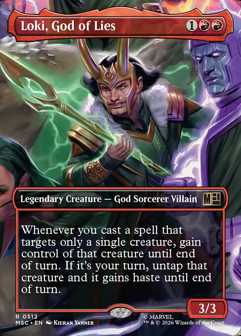 Loki, God of Lies - Marvel Super Heroes Commander - Borderless