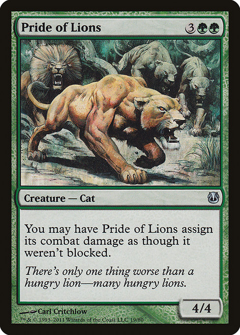 Pride of Lions - Duel Decks: Ajani vs. Nicol Bolas