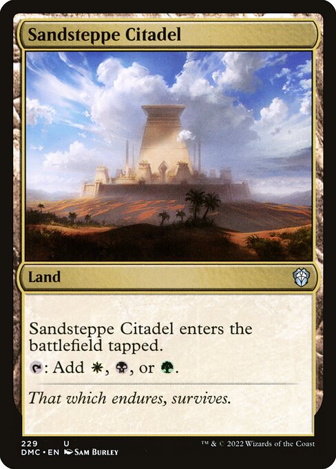 Sandsteppe Citadel - Dominaria United Commander