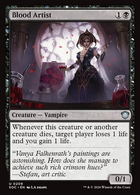 Blood Artist - Secrets of Strixhaven Commander
