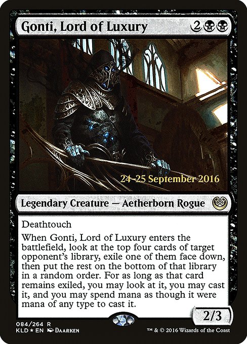 Gonti, Lord of Luxury - Kaladesh Promos - Promo Foil