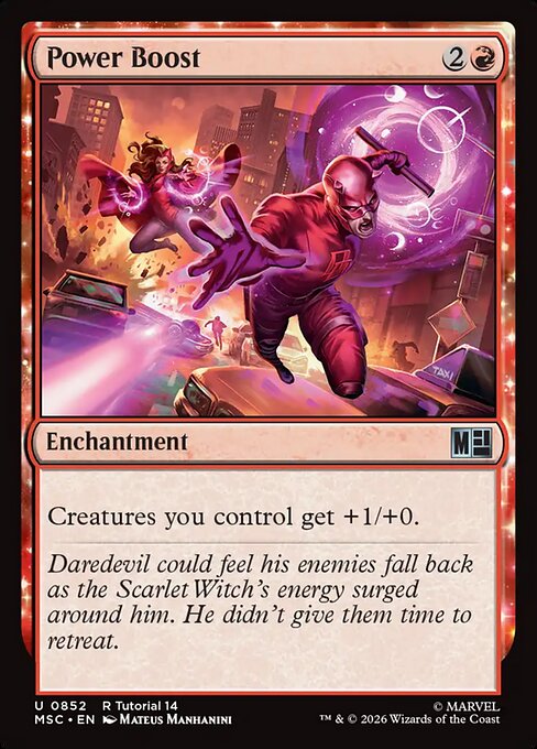 Power Boost - Marvel Super Heroes Commander