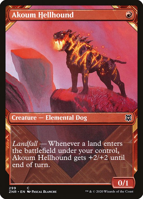 Akoum Hellhound - Zendikar Rising