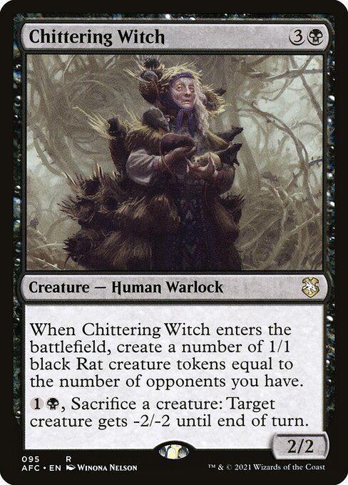 Chittering Witch - Forgotten Realms Commander