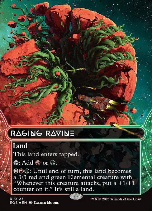 Raging Ravine - Edge of Eternities: Stellar Sights - Galaxy Foil, Borderless