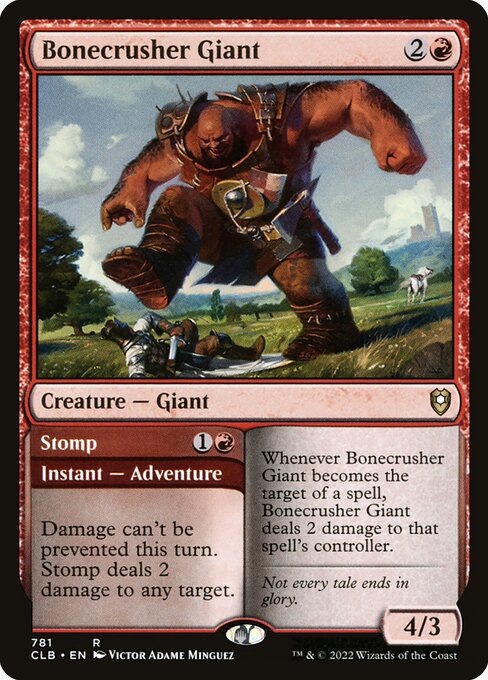 Bonecrusher Giant // Stomp - Commander Legends: Battle for Baldur's Gate