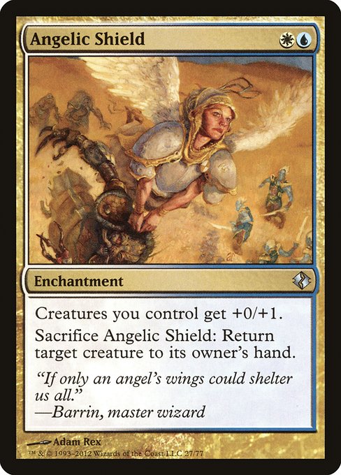 Angelic Shield - Duel Decks: Venser vs. Koth