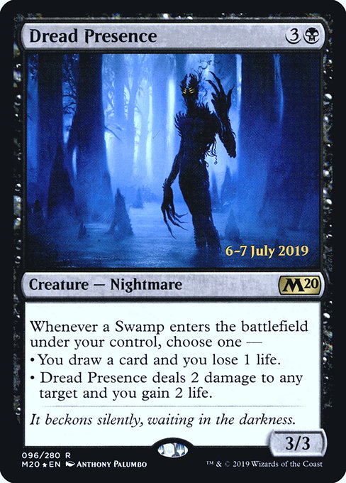 Dread Presence - Core Set 2020 Promos - Promo Foil