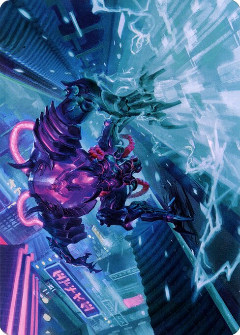 Surgehacker Mech - Neon Dynasty Art Series
