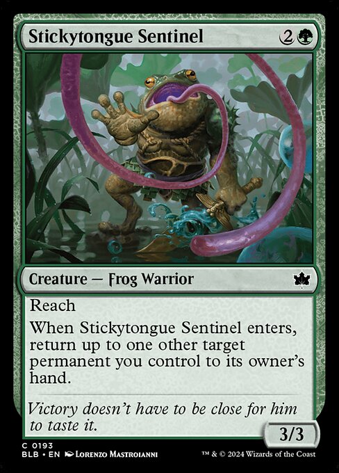 Stickytongue Sentinel - Bloomburrow