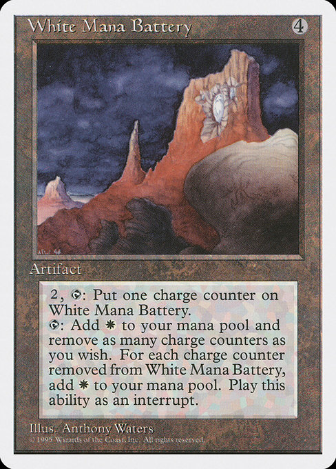 White Mana Battery - Fourth Edition