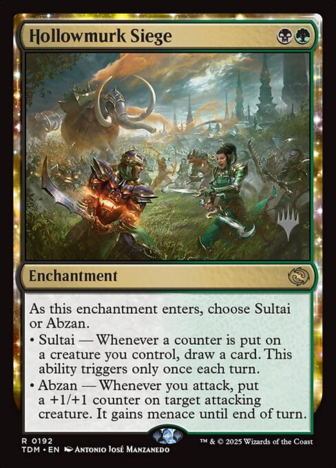 Hollowmurk Siege - Tarkir: Dragonstorm Promos