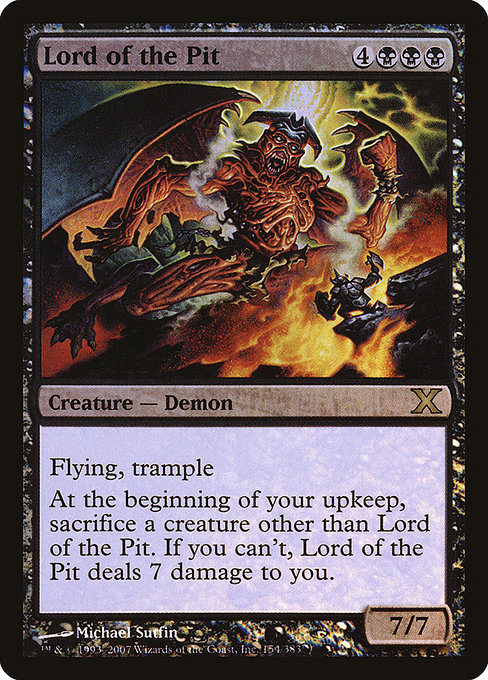 Lord of the Pit - Tenth Edition - Promo Foil