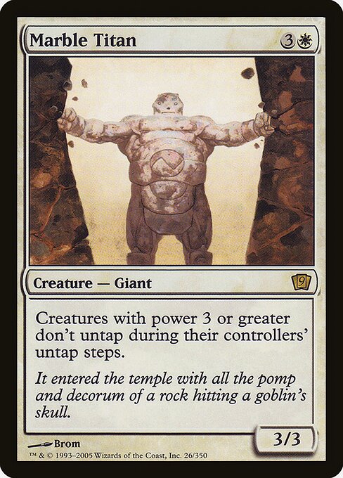 Marble Titan - Ninth Edition - Promo Foil