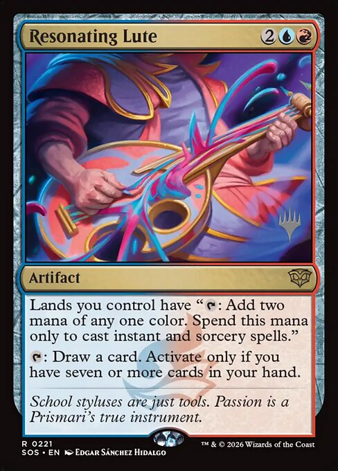 Resonating Lute - Secrets of Strixhaven Promos