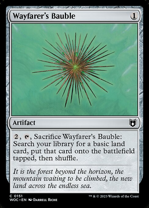 Wayfarer's Bauble - Wilds of Eldraine Commander